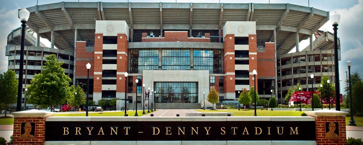 Front of Bryant-Denny Stadium